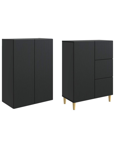 Set di armadi 2 pcs 66 x 34,5 x 90 cm Legno ingegnerizzato