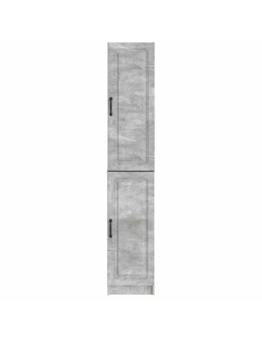 Set di armadi 2 pcs Grigio Cemento Legno ingegnerizzato