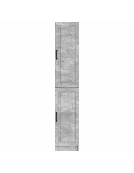 Set di armadi 2 pcs Grigio Cemento Legno ingegnerizzato