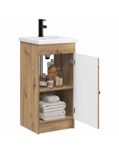 Mobile da bagno con lavabo Rovere Artigianale 42 x 40 x 84,5 cm 2