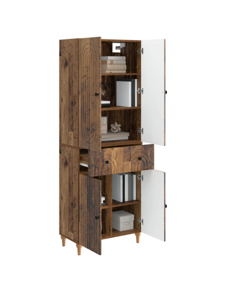 Set di armadi 2 pcs 66 x 34,5 x 90 cm Legno ingegnerizzato