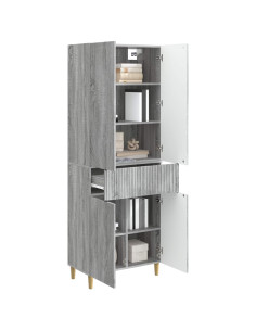 Set di armadi 2 pcs 66 x 34,5 x 90 cm Legno ingegnerizzato 2