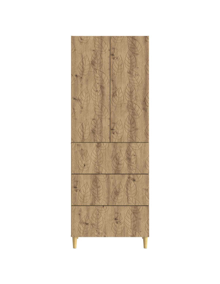 Set di armadi 2 pcs Rovere Artigianale 66 x 34,5 x 90 cm