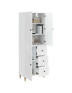 Set di armadi 2 pcs 66 x 34,5 x 90 cm Legno ingegnerizzato 2