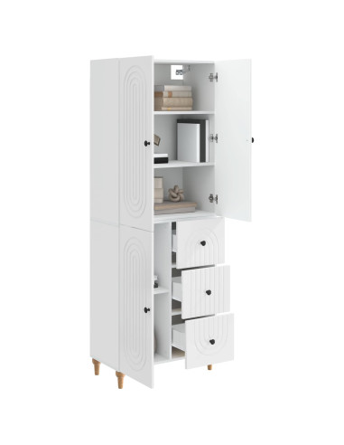 Set di armadi 2 pcs 66 x 34,5 x 90 cm Legno ingegnerizzato
