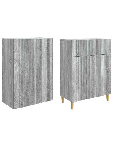 Set di armadi 2 pcs 66 x 34,5 x 90 cm Legno ingegnerizzato