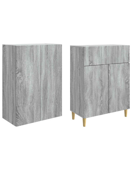 Set di armadi 2 pcs 66 x 34,5 x 90 cm Legno ingegnerizzato