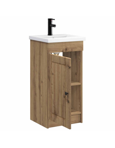 Mobile da bagno con lavabo Rovere Artigianale 42 x 40 x 84,5 cm