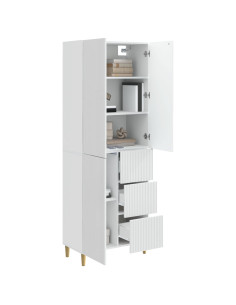 Set di armadi 2 pcs 66 x 34,5 x 90 cm Legno ingegnerizzato 2