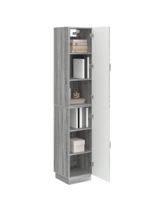 Set di armadi 2 pcs Sonoma grigio Legno ingegnerizzato 2