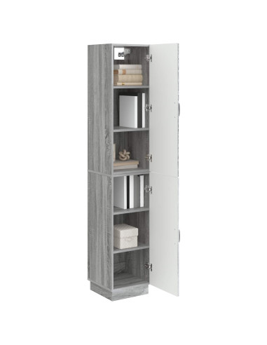 Set di armadi 2 pcs Sonoma grigio Legno ingegnerizzato
