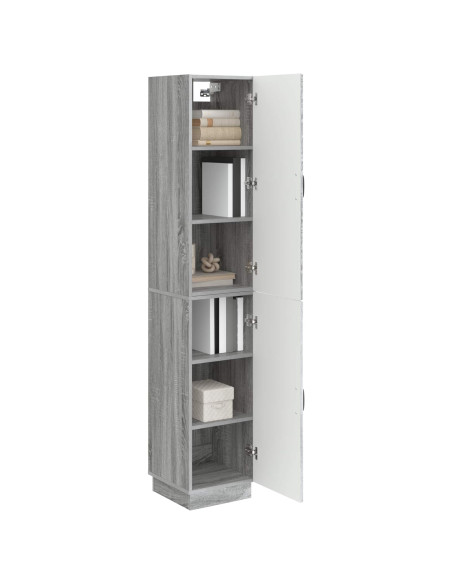 Set di armadi 2 pcs Sonoma grigio Legno ingegnerizzato