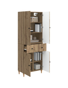 Set di armadi 2 pcs 66 x 34,5 x 90 cm Legno ingegnerizzato 2