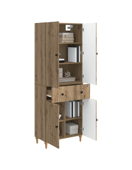 Set di armadi 2 pcs 66 x 34,5 x 90 cm Legno ingegnerizzato