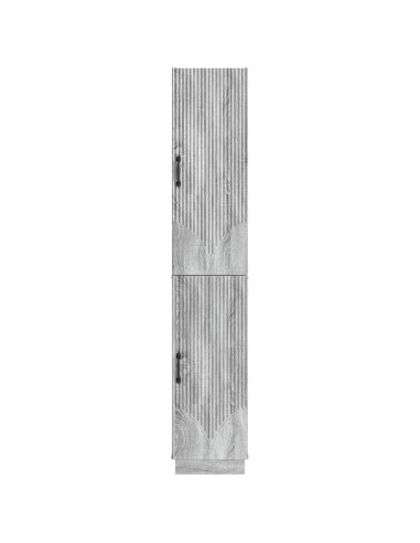 Set di armadi 2 pcs Sonoma grigio Legno ingegnerizzato