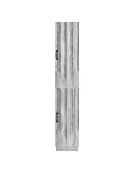 Set di armadi 2 pcs Sonoma grigio Legno ingegnerizzato