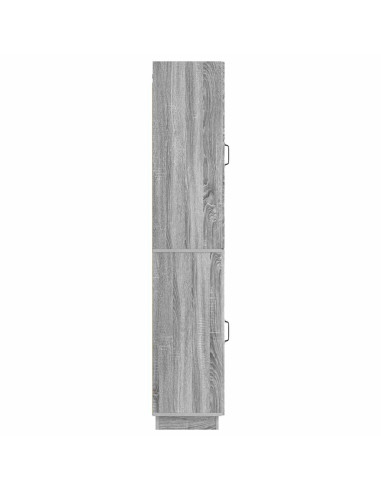 Set di armadi 2 pcs Sonoma grigio Legno ingegnerizzato