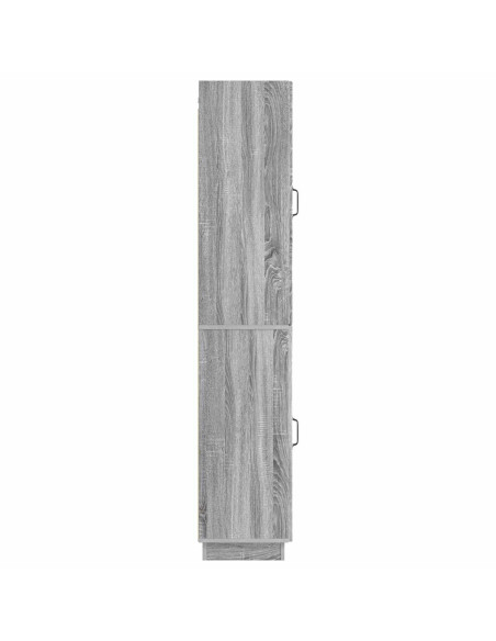 Set di armadi 2 pcs Sonoma grigio Legno ingegnerizzato