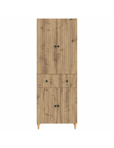 Set di armadi 2 pcs 66 x 34,5 x 90 cm Legno ingegnerizzato