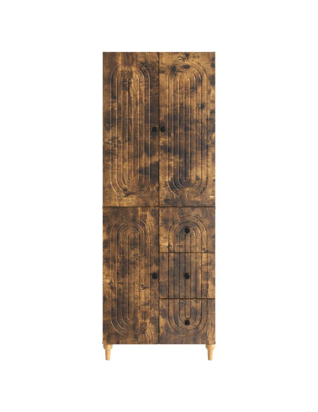Set di armadi 2 pcs 66 x 34,5 x 90 cm Legno ingegnerizzato