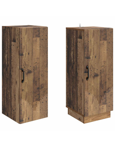Set di armadi 2 pcs Legno antico Legno ingegnerizzato