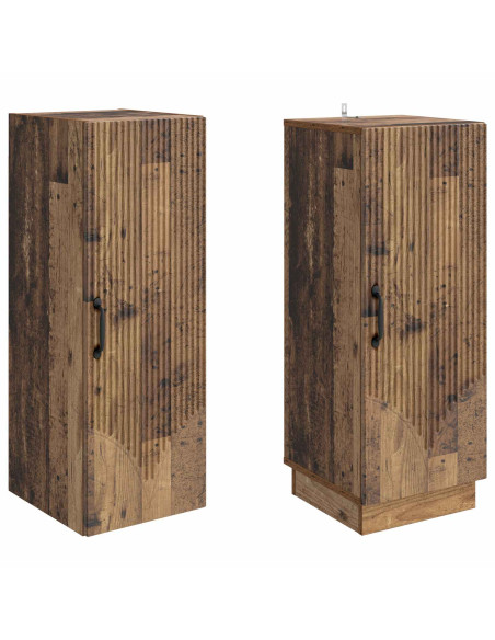 Set di armadi 2 pcs Legno antico Legno ingegnerizzato