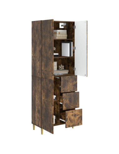Set di armadi 2 pcs 66 x 34,5 x 90 cm Legno ingegnerizzato