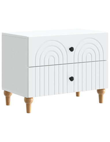 Armadio da Notte Bianco 62 x 34,5 x 48 cm Legno ingegnerizzato