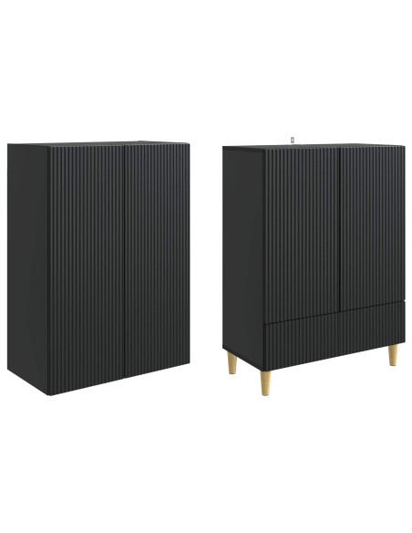 Set di armadi 2 pcs 66 x 34,5 x 95 cm Legno ingegnerizzato