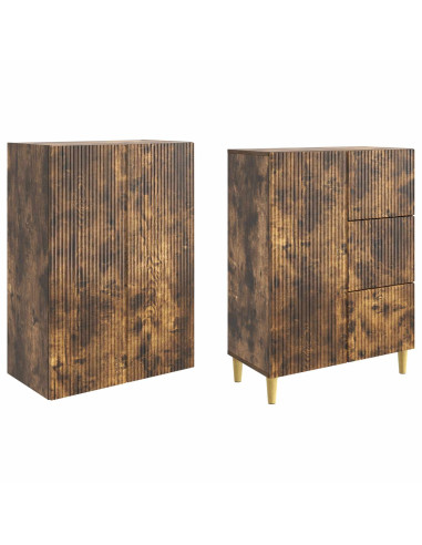Set di armadi 2 pcs 66 x 34,5 x 90 cm Legno ingegnerizzato