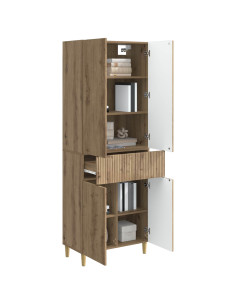 Set di armadi 2 pcs 66 x 34,5 x 90 cm Legno ingegnerizzato 2