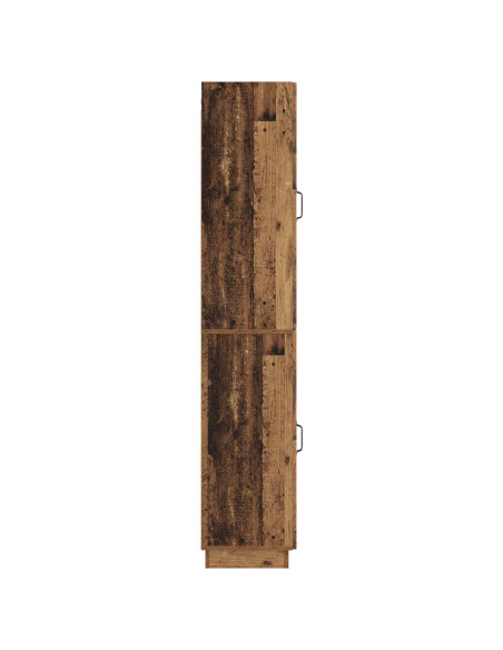 Set di armadi 2 pcs Legno antico Legno ingegnerizzato