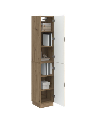 Set di armadi 2 pcs Rovere Artigianale Legno ingegnerizzato