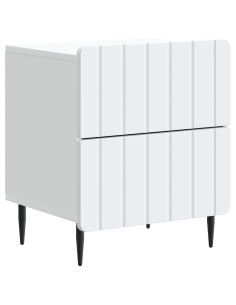 Armadio da Notte con cassetto Bianco 43 x 34,5 x 49,5 cm