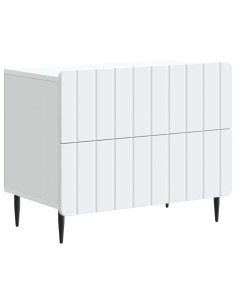 Armadio da Notte con cassetto Bianco 62 x 34,5 x 49,5 cm
