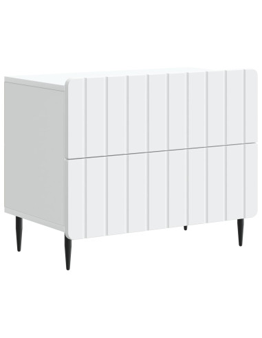 Armadio da Notte con cassetto Bianco 62 x 34,5 x 49,5 cm
