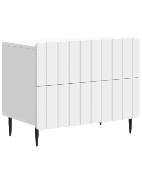 Armadio da Notte con cassetto Bianco 62 x 34,5 x 49,5 cm