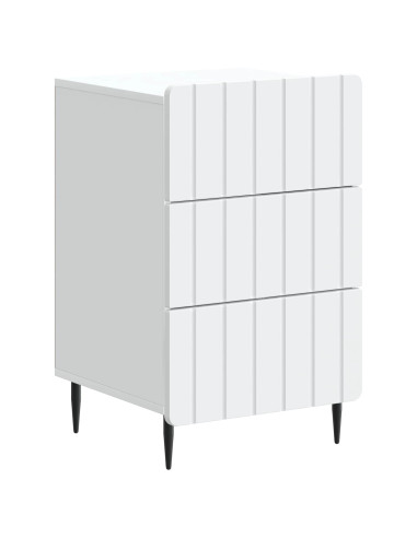 Armadio da Notte Bianco 43x 41 x 68 cm Legno ingegnerizzato