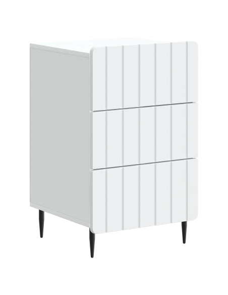 Armadio da Notte Bianco 43x 41 x 68 cm Legno ingegnerizzato
