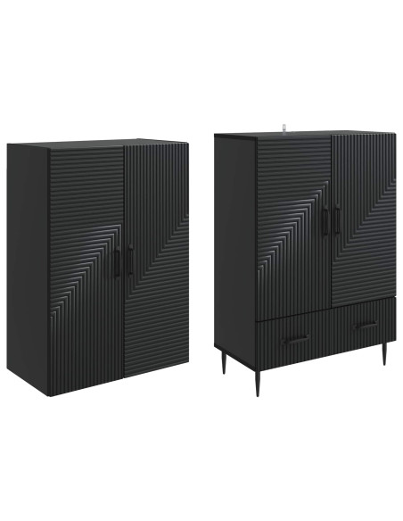 Set di armadi 2 pcs 66 x 34,5 x 95 cm Legno ingegnerizzato