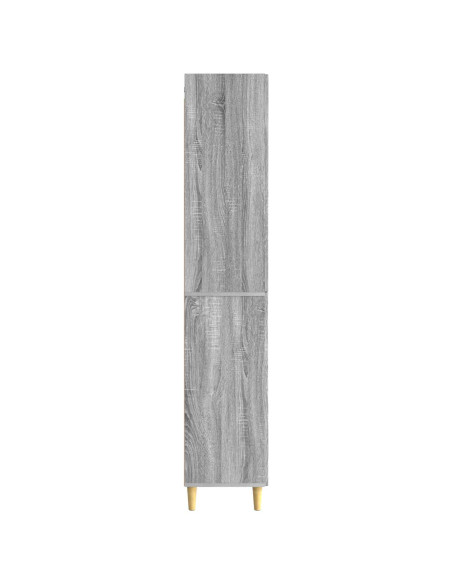 Set di armadi 2 pcs Sonoma grigio 66 x 34,5 x 90 cm