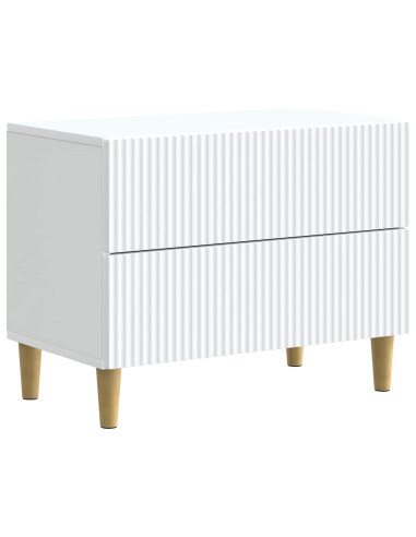 Armadio da Notte Bianco 62 x 34,5 x 48 cm Legno ingegnerizzato