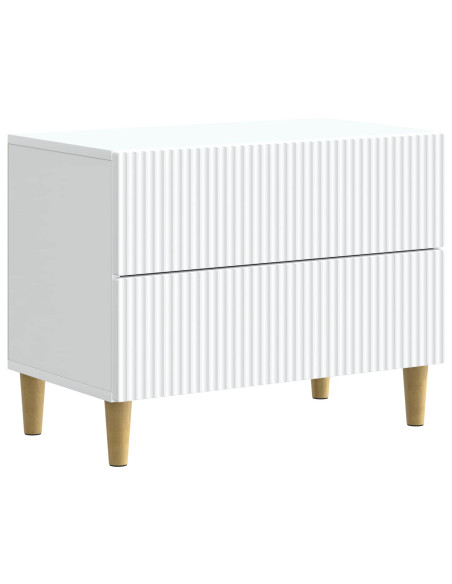 Armadio da Notte Bianco 62 x 34,5 x 48 cm Legno ingegnerizzato