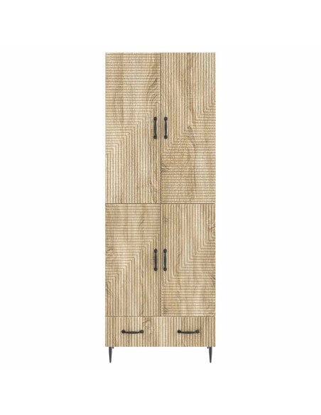 Set di armadi 2 pcs 66 x 34,5 x 95 cm Legno ingegnerizzato