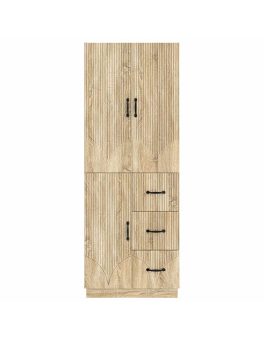Set di armadi 2 pcs Rovere Sonoma Legno ingegnerizzato