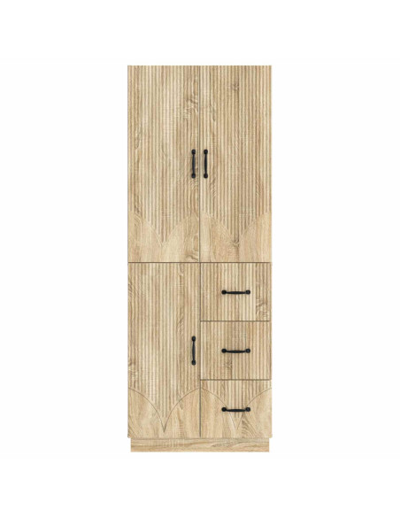 Set di armadi 2 pcs Rovere Sonoma Legno ingegnerizzato