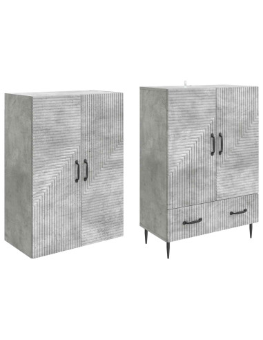 Set di armadi 2 pcs 66 x 34,5 x 95 cm Legno ingegnerizzato