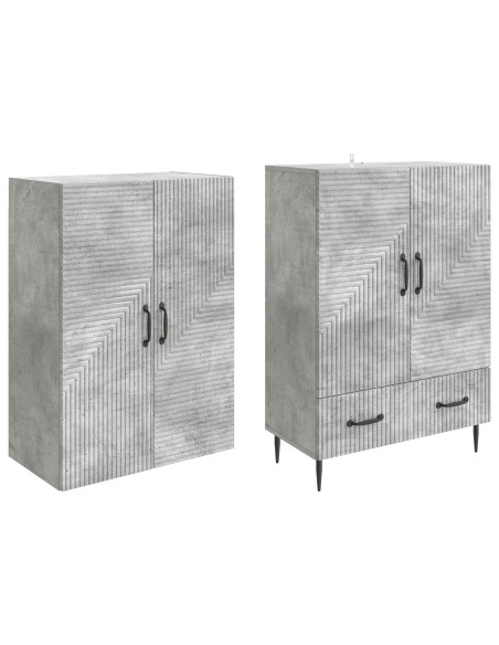 Set di armadi 2 pcs 66 x 34,5 x 95 cm Legno ingegnerizzato