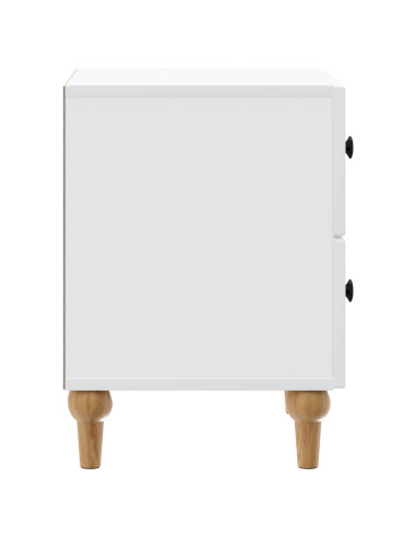 Armadio da Notte Bianco 43 x 34,5 x 48 cm Legno ingegnerizzato