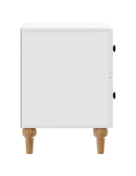 Armadio da Notte Bianco 43 x 34,5 x 48 cm Legno ingegnerizzato